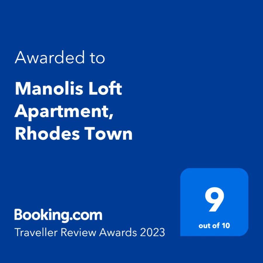 Manolis Loft Apartment, Rhodes Town Rhodes City المظهر الخارجي الصورة